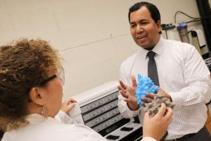 Sachin Patil in the NanoBio Lab