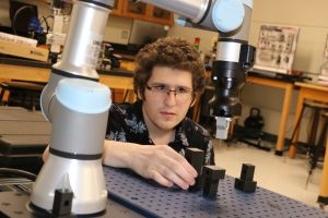 While at his co-op at Greene, Tweed, Savarese built upon his knowledge of robotics engineering programming technology that he learned in a previous semester.