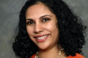 A headshot of Neeta Basantkumar