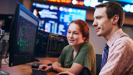 Students in Finance Lab