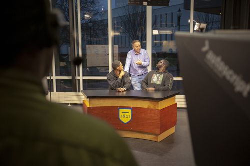 Field to Classroom TV Studio Students & Faculty 960x640 TV Studio Students & Faculty