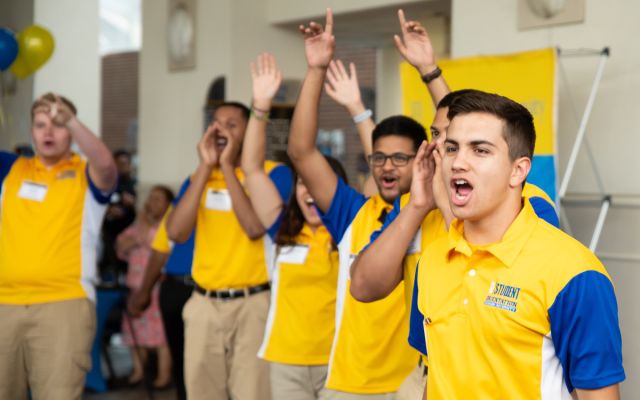 Pride Mentors at Acceptance Day