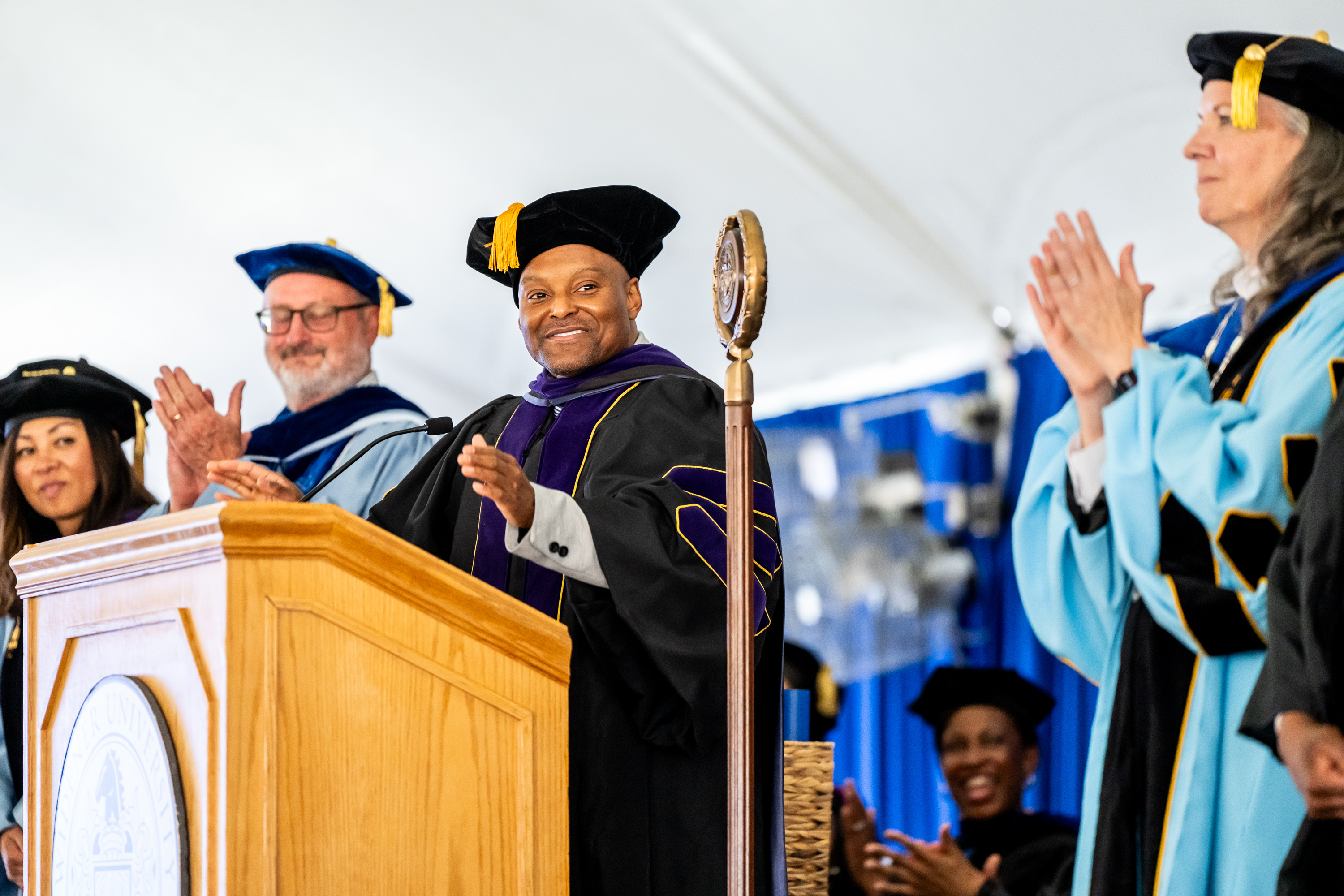 Dean Todd Clark at 2025 graduation
